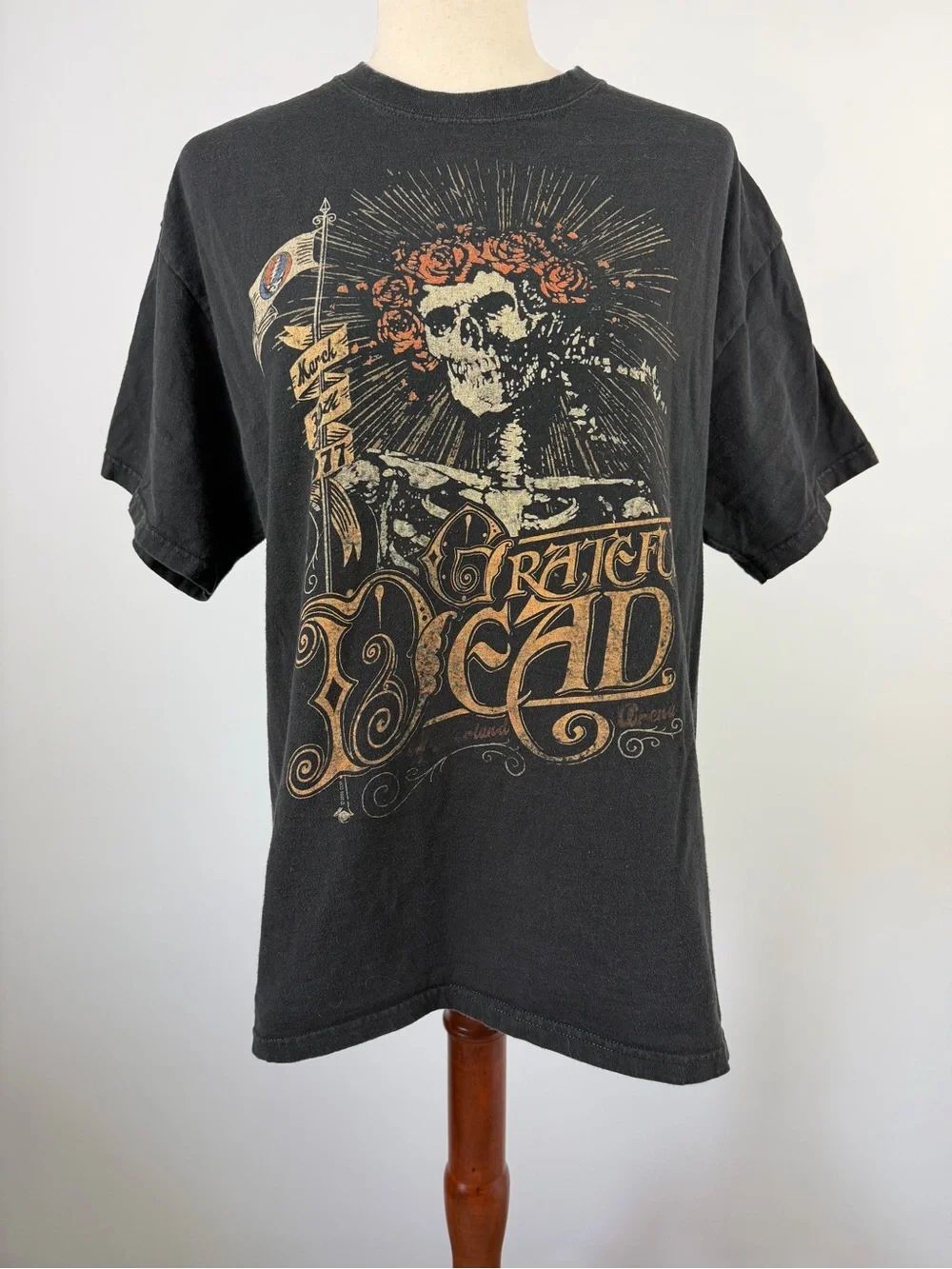 Grateful Dead Winterland Arena March 30th 1977 T-Shirt Size Large